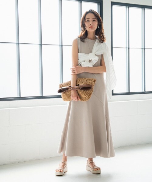 Andemiu（アンデミュウ）の「ペーパークリテバッグ（バッグ・グレー/ベージュ）」の5枚目の写真