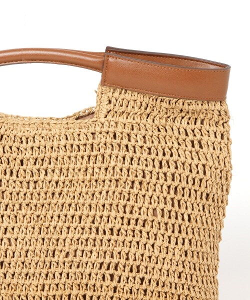 Andemiu（アンデミュウ）の「ペーパークリテバッグ（バッグ・グレー/ベージュ）」の15枚目の写真