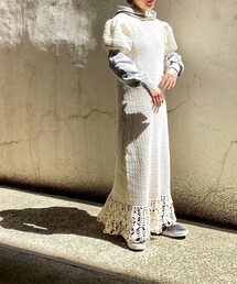 SIIILON(シーロン)の「SIIILON MEMORY KNIT DRESS(LONG SIIILON(シーロン)の「SIIILON MEMORY KNIT DRESS(LONG