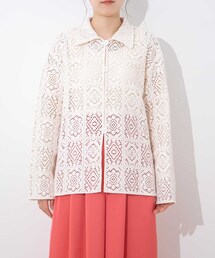 AMOMENTO（アモーメント）の「AMOMENTO CROCHET JACKET（）」 - WEAR