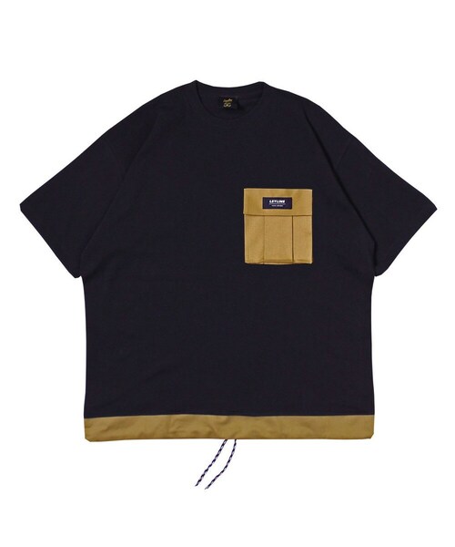 Leyline(レイライン)の「chino pocket outdoor tee(Tシャツ/カットソー・レディース・ホワイト/ブラック・M/L/XL)」の2枚目の写真