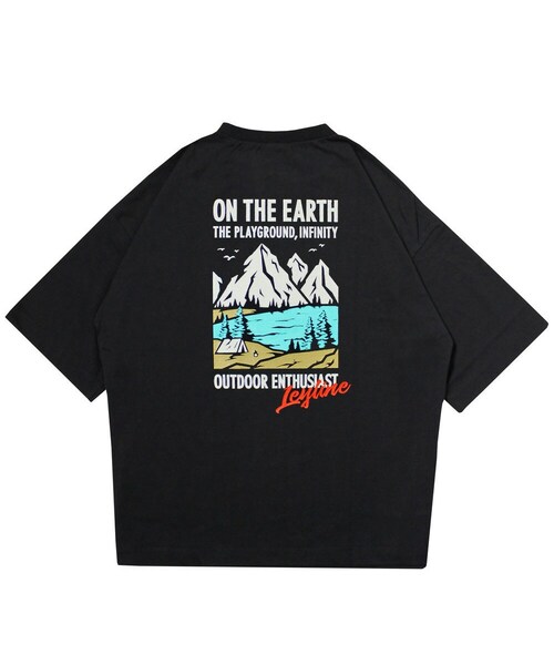 Leyline（レイライン）の「noasobi tee（Tシャツ/カットソー・レディース・ホワイト/ブラック・M/L）」の2枚目の写真