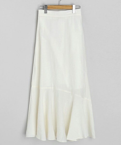 DHOLIC（ディーホリック）の「リンクルフレアスカート（スカート・レディース・ブラック/ホワイト・ONE SIZE）」の2枚目の写真