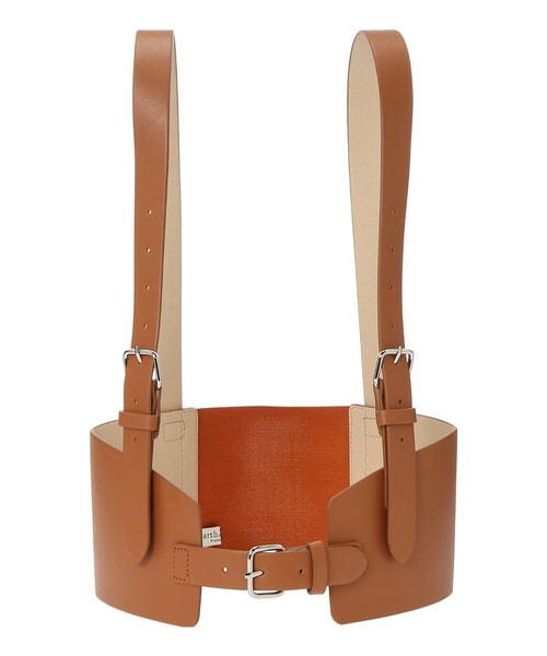 earth music&ecology（アースミュージックアンドエコロジー）の「ハーネスベルト（ファッション雑貨・アイボリー/キャメル・F）」の8枚目の写真