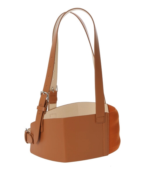 earth music&ecology（アースミュージックアンドエコロジー）の「ハーネスベルト（ファッション雑貨・アイボリー/キャメル・F）」の3枚目の写真