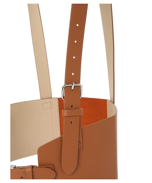 earth music&ecology（アースミュージックアンドエコロジー）の「ハーネスベルト（ファッション雑貨・アイボリー/キャメル・F）」の4枚目の写真