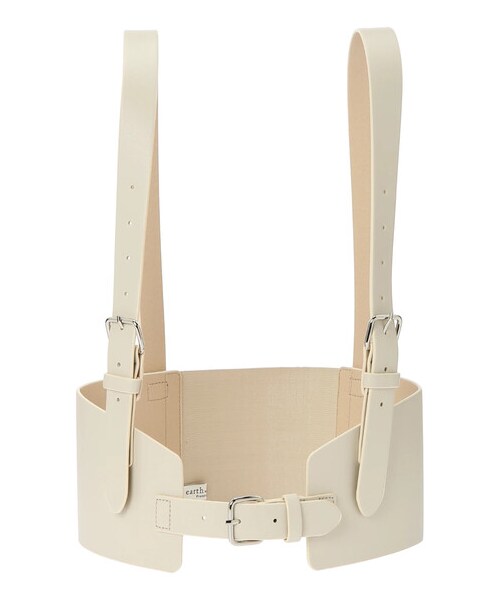 earth music&ecology（アースミュージックアンドエコロジー）の「ハーネスベルト（ファッション雑貨・アイボリー/キャメル・F）」の7枚目の写真