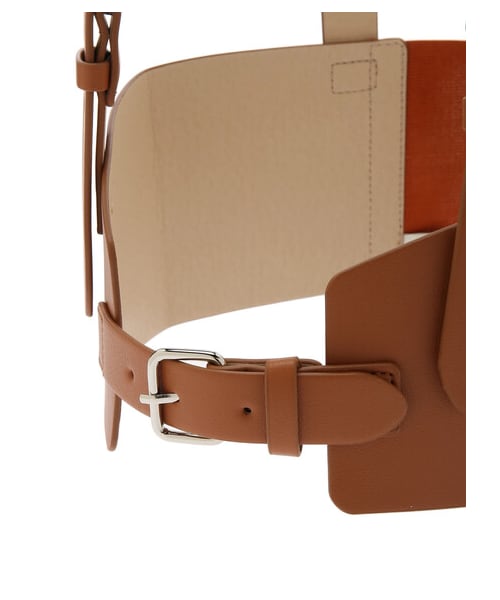 earth music&ecology（アースミュージックアンドエコロジー）の「ハーネスベルト（ファッション雑貨・アイボリー/キャメル・F）」の5枚目の写真