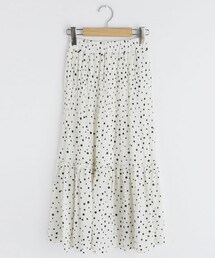 DHOLIC | ドットフリルプリーツスカート(スカート)
