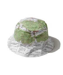 COMESANDGOES | COMESANDGOES tybek map bucket hat / カムズアンドゴーズ(ハット)