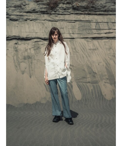 YohKi（ヨウキ）の「Kung fu shirt（WHITE）（シャツ/ブラウス・レディース・ホワイト・2/3）」の3枚目の写真