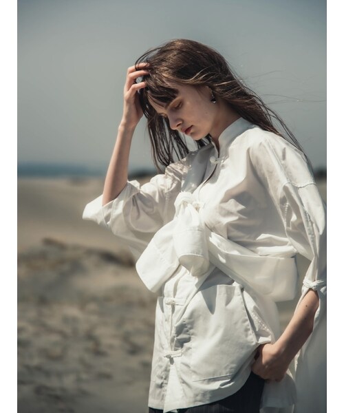 YohKi（ヨウキ）の「Kung fu shirt（WHITE）（シャツ/ブラウス・レディース・ホワイト・2/3）」の4枚目の写真