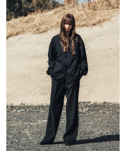 YohKi(ヨウキ)の「Kung fu shirt(BLACK)(シャツ/ブラウス・レディース・ブラック・2/3)」の5枚目の写真