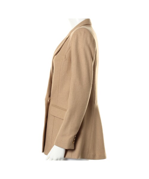 31 Sons de mode（トランテアン　ソン　ドゥ　モード）の「≪ポイント10倍≫ダブルロングジャケット（ジャケット・レディース・ブラック/グレー/ベージュ・３６-/３８/３８-）」の11枚目の写真