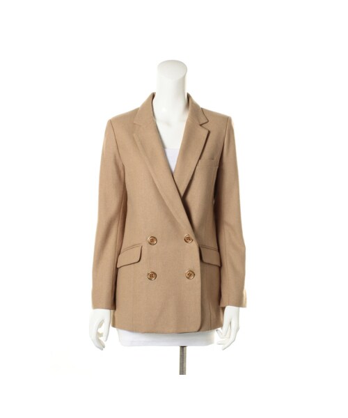 31 Sons de mode（トランテアン　ソン　ドゥ　モード）の「≪ポイント10倍≫ダブルロングジャケット（ジャケット・レディース・ブラック/グレー/ベージュ・３６-/３８/３８-）」の3枚目の写真