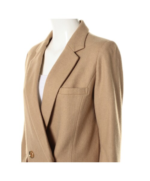 31 Sons de mode（トランテアン　ソン　ドゥ　モード）の「≪ポイント10倍≫ダブルロングジャケット（ジャケット・レディース・ブラック/グレー/ベージュ・３６-/３８/３８-）」の7枚目の写真