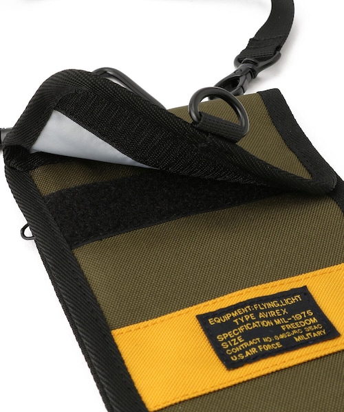 AVIREX(アヴィレックス)の「【バッグ】ダンテⅢ ネックポーチ/DANTEⅢ NECK POUCH(バッグ・メンズ・BLACK/YELLOW/OLIVE・F)」の7枚目の写真