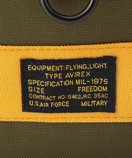 AVIREX(アヴィレックス)の「【バッグ】ダンテⅢ ネックポーチ/DANTEⅢ NECK POUCH(バッグ・メンズ・BLACK/YELLOW/OLIVE・F)」の10枚目の写真