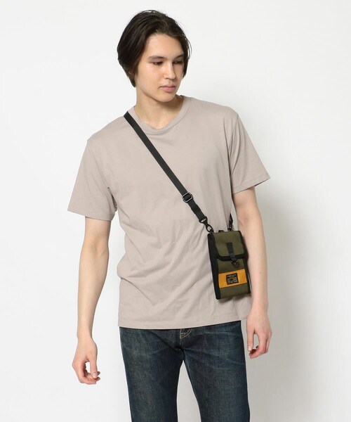 AVIREX(アヴィレックス)の「【バッグ】ダンテⅢ ネックポーチ/DANTEⅢ NECK POUCH(バッグ・メンズ・BLACK/YELLOW/OLIVE・F)」の11枚目の写真