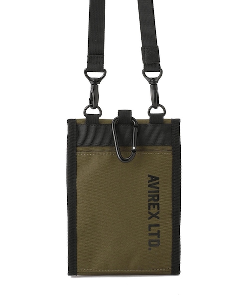 AVIREX(アヴィレックス)の「【バッグ】ダンテⅢ ネックポーチ/DANTEⅢ NECK POUCH(バッグ・メンズ・BLACK/YELLOW/OLIVE・F)」の3枚目の写真