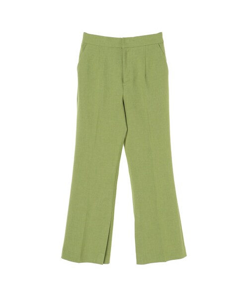 GARAGE OF GOOD CLOTHING（ガレージオブグッドクロージング）の「センタープレスフレアーパンツ（パンツ・アイボリー/ブラック/ライトグリーン・36/37/38）」の11枚目の写真