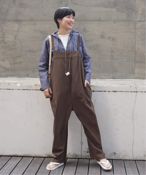 journal standard luxe フード付き長袖シャツ journal standard luxe フード付き長袖シャツ