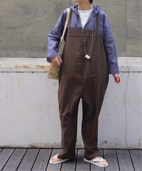 JOURNAL STANDARD LUXE（ジャーナルスタンダード　ラックス）の「《予約》C/L/Raシャンブレー フードシャツ◆（その他・ブラック/フリー）」の19枚目の写真