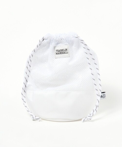 BAYFLOW（ベイフロー）の「別注メッシュキンチャク（バッグ・OTH/ホワイト/ブラック/イエロー/ブルー）」の3枚目の写真