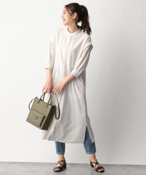 Global Work グローバルワーク の ケア楽リネンマルチwayワンピース ワンピース ドレス Wear