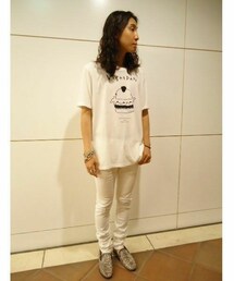 DIET BUTCHER × グラフィックアーティストOLI コラボ　長袖シャツ クールなプリントが魅力的！DIET BUTCHERとOLIのコラボアイテム