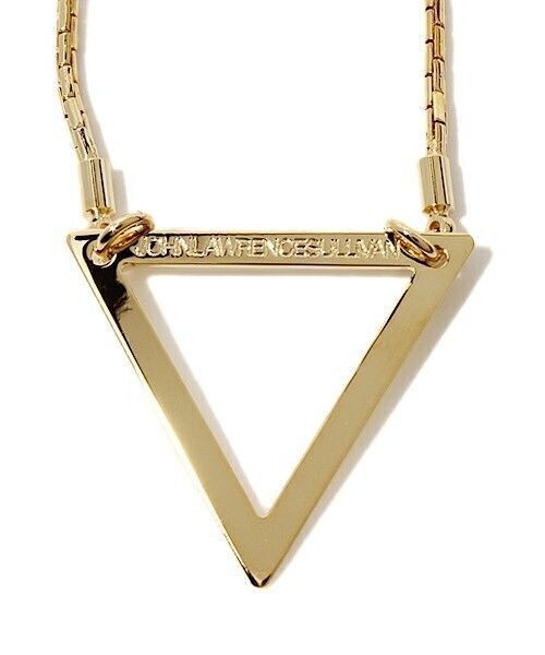 JOHN LAWRENCE SULLIVAN(ジョンローレンスサリバン)の「JOHN LAWRENCE SULLIVAN triangle necklace(ネックレス・メンズ・ブラック/シルバー/ゴールド・FREE)」の3枚目の写真