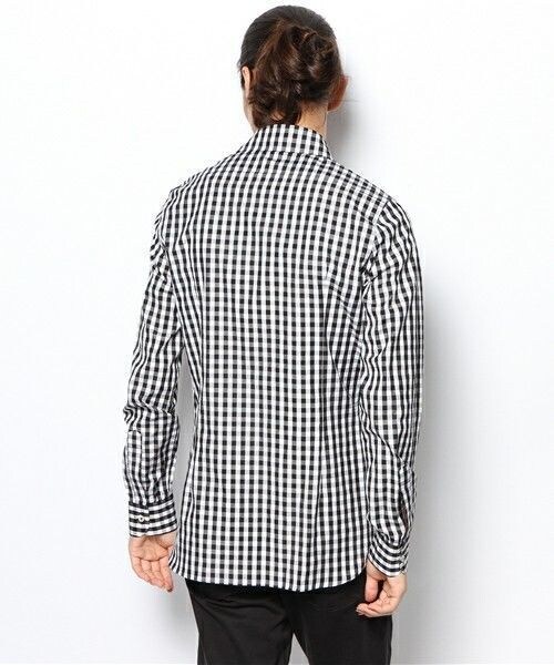 603（ロクマルサン）の「603 ギンガムチェックシャツ（シャツ/ブラウス・メンズ・ブラック・40/42）」の4枚目の写真