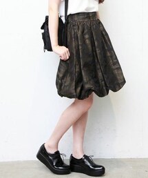 603 | 603 形状記憶カモフラージュバルーンスカート(スカート)