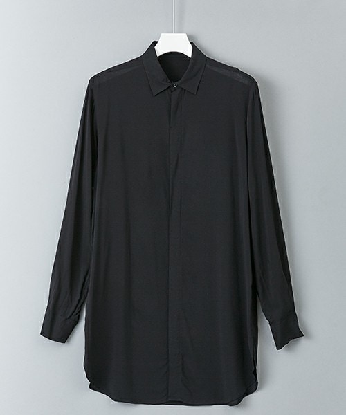 603（ロクマルサン）の「603 レーヨンビッグシャツ（シャツ/ブラウス・メンズ・ホワイト/ブラック/ブルー/ネイビー/オレンジ・FREE）」の3枚目の写真