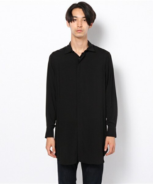 603（ロクマルサン）の「603 レーヨンビッグシャツ（シャツ/ブラウス・メンズ・ホワイト/ブラック/ブルー/ネイビー/オレンジ・FREE）」の12枚目の写真