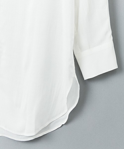 603（ロクマルサン）の「603 レーヨンビッグシャツ（シャツ/ブラウス・メンズ・ホワイト/ブラック/ブルー/ネイビー/オレンジ・FREE）」の10枚目の写真