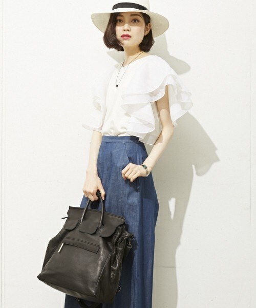 POMTATA（ポンタタ）の「POMTATA 3way 『AND』 リュック（バックパック/リュック・レディース・ブラック/ライトグレー/ブラウン/ピンク・FREE）」の22枚目の写真