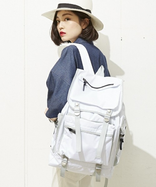 603（ロクマルサン）の「603 4ポケット 白ナイロンリュック　（バックパック/リュック・レディース・ホワイト・FREE）」の15枚目の写真