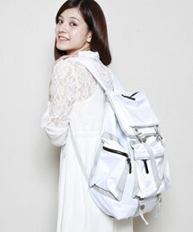 603 | 603 4ポケット 白ナイロンリュック　(バックパック/リュック)