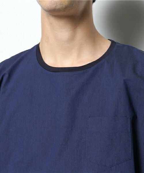 DIET BUTCHER（ダイエットブッチャー）の「DIET BUTCHER SLIM SKIN 別注 布帛×カットゆるＴ（Tシャツ/カットソー・メンズ・ホワイト/ブラック/ネイビー・FREE）」の7枚目の写真