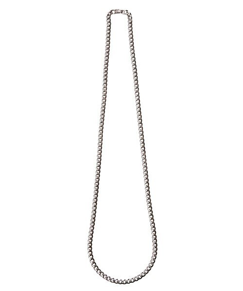 603(ロクマルサン)の「603 ロングスモールフラットリンクチェーンネックレス(ネックレス・レディース・シルバー/ゴールド・FREE)」の2枚目の写真