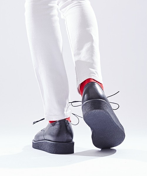 PADRONE（パドローネ）の「■別注■ PADRONE ×MIDWEST ベビーカーフラバーソールシューズ（その他シューズ・メンズ・ブラック・40/41/42）」の6枚目の写真