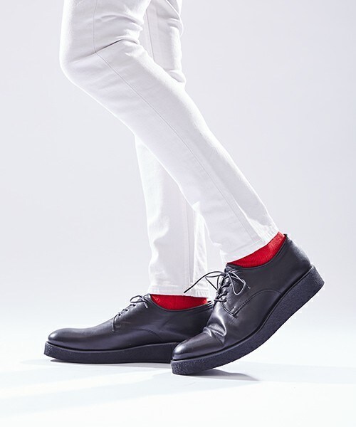 PADRONE（パドローネ）の「■別注■ PADRONE ×MIDWEST ベビーカーフラバーソールシューズ（その他シューズ・メンズ・ブラック・40/41/42）」の5枚目の写真