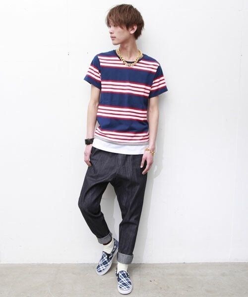 603（ロクマルサン）の「603 ビッグフラットリンクチェーンロングネックレス（ネックレス・メンズ・シルバー/ゴールド・FREE）」の10枚目の写真