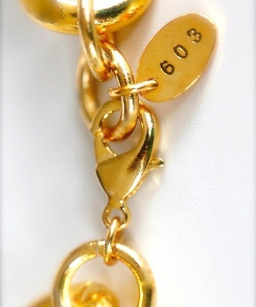 603（ロクマルサン）の「603 ビッグフラットリンクチェーンロングネックレス（ネックレス・メンズ・シルバー/ゴールド・FREE）」の6枚目の写真