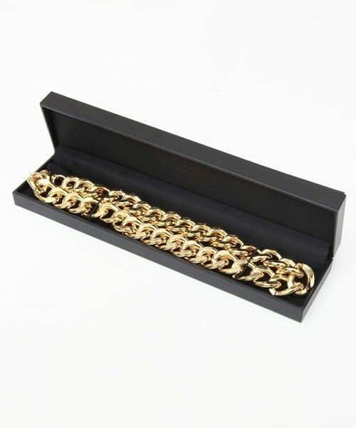 603（ロクマルサン）の「603 ビッグフラットリンクチェーンロングネックレス（ネックレス・メンズ・シルバー/ゴールド・FREE）」の7枚目の写真