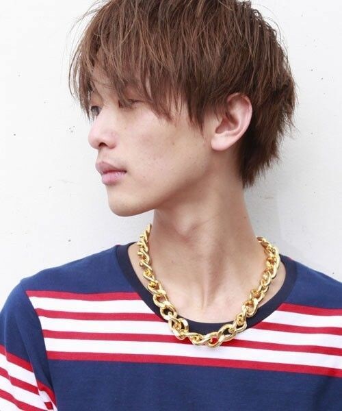 603（ロクマルサン）の「603 ビッグフラットリンクチェーンロングネックレス（ネックレス・メンズ・シルバー/ゴールド・FREE）」の12枚目の写真