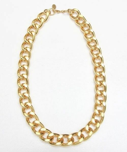 603（ロクマルサン）の「603 ビッグフラットリンクチェーンロングネックレス（ネックレス・メンズ・シルバー/ゴールド・FREE）」の4枚目の写真