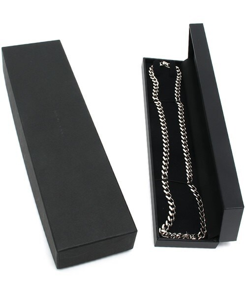 603(ロクマルサン)の「603 スモールフラットリンクチェーンネックレス(ネックレス・メンズ・シルバー/ゴールド・FREE)」の7枚目の写真