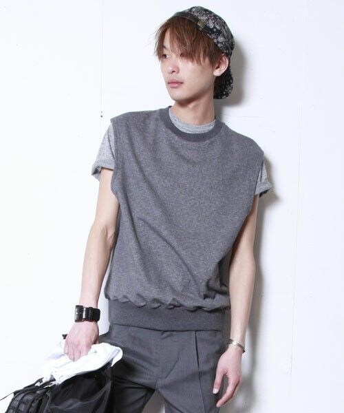 603（ロクマルサン）の「603 ノースリーブスウェット（スウェット・メンズ・ホワイト/ブラック/ダークグレー/ネイビー・FREE）」の4枚目の写真